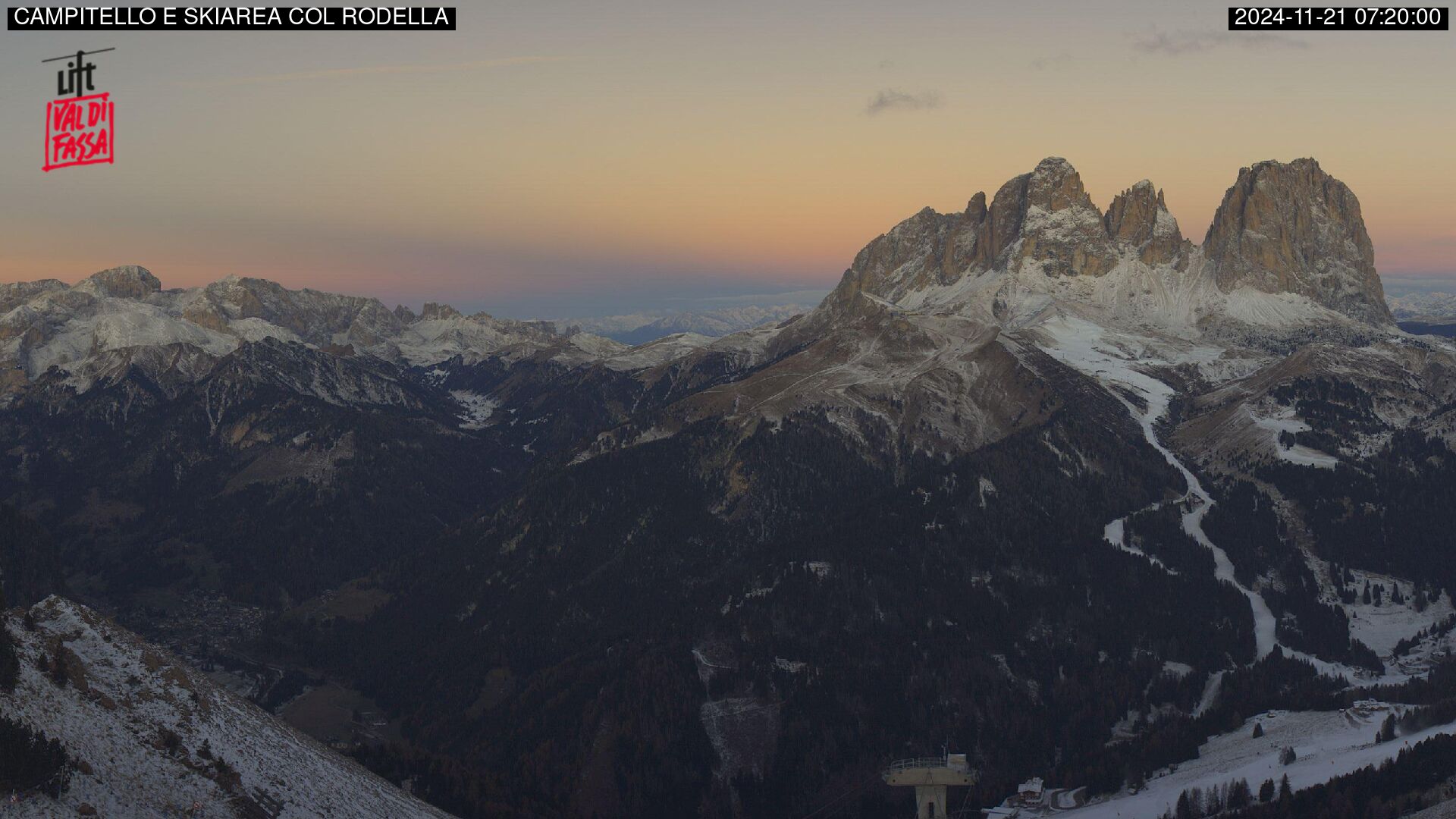 Webcam a Campitello di Fassa - Trentino