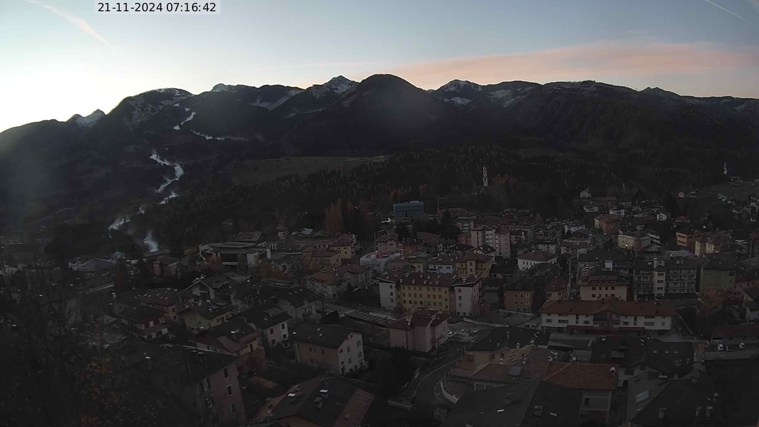 Vista di Cavalese Webcam Pagoda